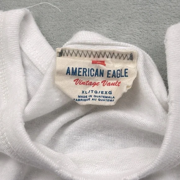 American Eagle Vintage Vault White Tee - Picture 5 of 6
